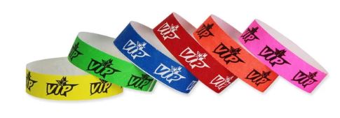 Tyvek 3/4" VIP Wristbands - 500 per box main image